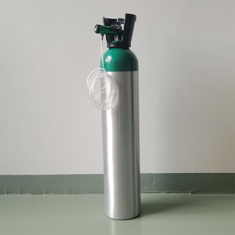 Cylindre de gaz médical en alliage d'aluminium