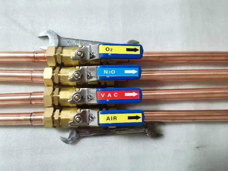 Valve de conduite de gaz médical